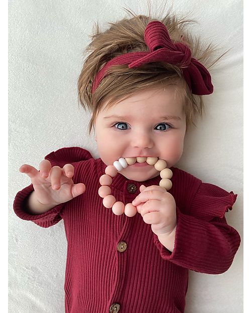 Chewies&more Teether Duo Cool - Pale Pink and Rose Teethers