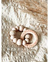 Chewies&more Teether with Engraved Rattle - Pale Pink Teethers