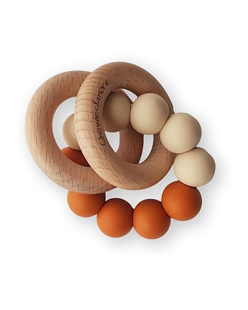 Chewies&more Teether with Rattle Duo - Honey and Navaho Teethers