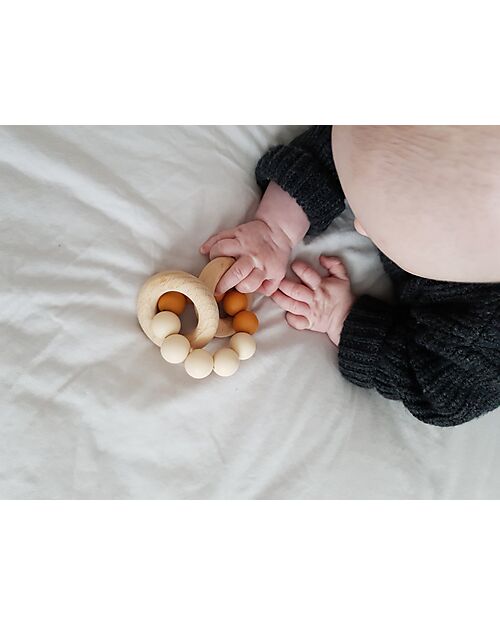 Chewies&more Teether with Rattle Duo - Honey and Navaho Teethers