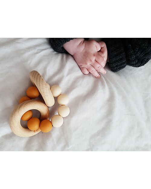 Chewies&more Teether with Rattle Duo - Honey and Navaho Teethers