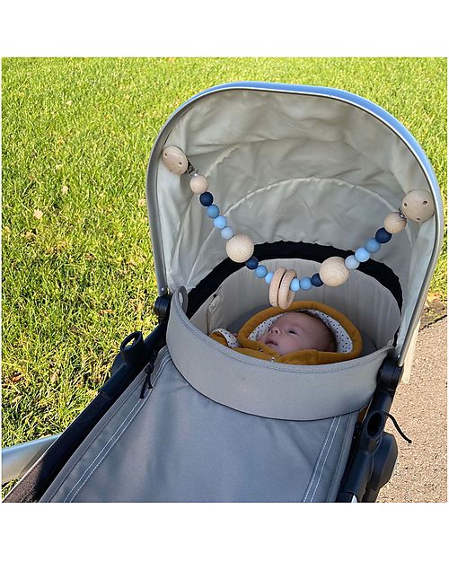 Chewies&more Toy for Pram and Stroller - Ombre Blue Accessories