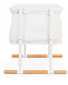 Childhome 2 in 1 Evolux Bedside Sleeper - White -  97 x 64 x 85 cm Next To Me Cribs