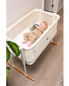 Childhome 2 in 1 Evolux Bedside Sleeper - White -  97 x 64 x 85 cm Next To Me Cribs
