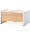Childhome 2 in 1 Wooden Step and Box - White - 35x23x18 cm Stools