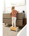Childhome 2 in 1 Wooden Step and Box - White - 35x23x18 cm Stools