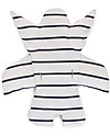 Childhome Angel Universal Seat Cushion Marin, Blue+White Stripes - 100% cotton jersey Accessories for High Chairs