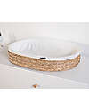 Childhome Baby Basket - Natural - Includes Mattress and Cover - 71x53x12 cm Cribs & Moses Baskets