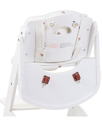 Childhome Baby Grow Chair Cushion for Lambda 3 - Hearts High Chairs