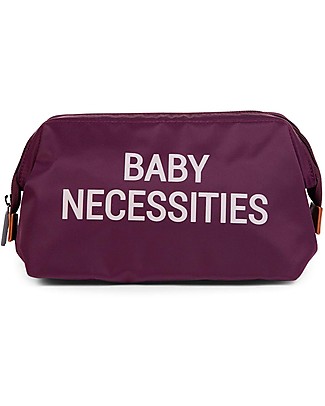Childhome Baby Necessities - Beauty Case - 27 x 13 x 15 cm - Aubergine Makeup Bags and Pouches