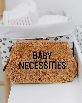 Childhome Baby Necessities Beauty Case - Teddy Beige Diaper Changing Bags & Accessories