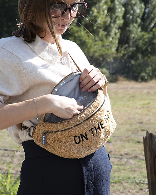Childhome Banana Bag On The Go - Teddy Beige Pouch