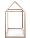 Childhome Bed Frame House Natural, Beech Wood - 140x70 cm Montessori Beds