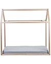 Childhome Bed Frame House Natural, Beech Wood - 200x90 cm Montessori Beds