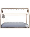 Childhome Bed Frame House Natural, Beech Wood - 200x90 cm Montessori Beds