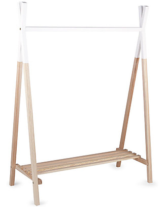 Childhome Beech Wood Children’s Clothes Rack Hangers & Hooks