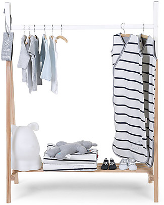 Childhome Beech Wood Children’s Clothes Rack Hangers & Hooks