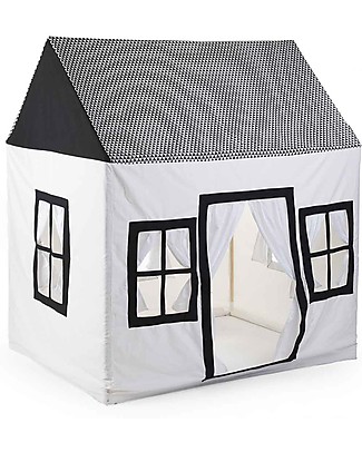 Childhome Black&White Cotton Big House - 125x95x145 cm Tepees & Tents