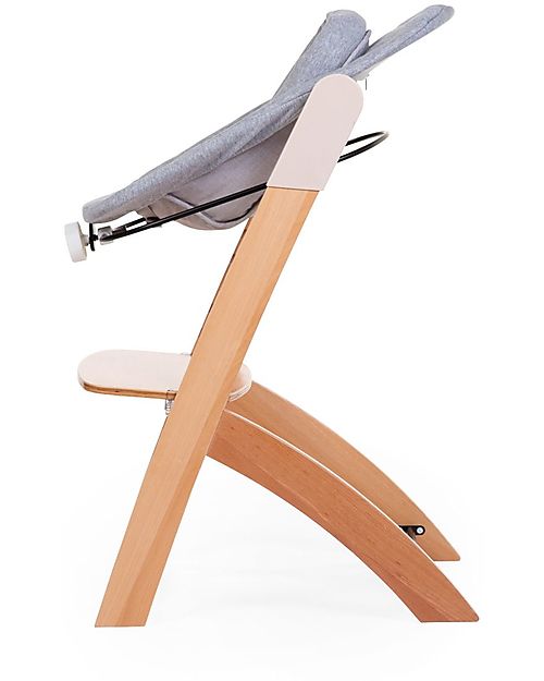 Childhome Black Newborn Seat + Grey Cushion - For Evosit and Lambda Chair Accessories for High Chairs