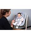 Childhome Black Newborn Seat + Grey Cushion - For Evosit and Lambda Chair Accessories for High Chairs