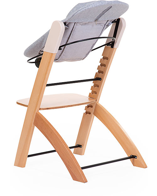 Childhome Black Newborn Seat + Grey Cushion - For Evosit and Lambda Chair Accessories for High Chairs