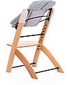 Childhome Black Newborn Seat + Grey Cushion - For Evosit and Lambda Chair Accessories for High Chairs