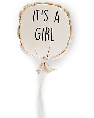 Childhome Canvas Balloon Deco 'Girl' 35X26X8 Room Decorations