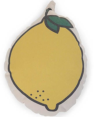 Childhome Canvas Cushion Lemon -45x30x14 cm Cushions