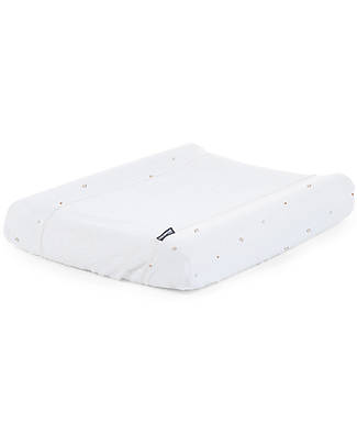 Childhome Changing Cushion Cover in Cotton Jersey and Vichy - Forest - Oeko-tex certified Changing Mats Accessories