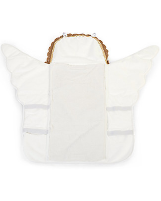 Childhome Changing Mat Angel in Jersey - Crochet Ecru Changing Mats And Covers