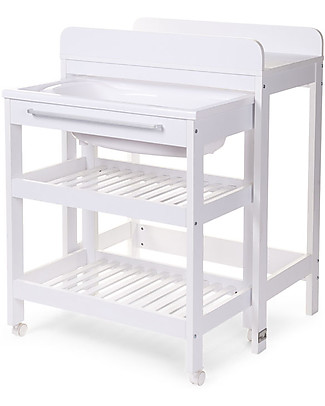 Childhome Changing Table Tub Bucket & Bath - White Changing Tables