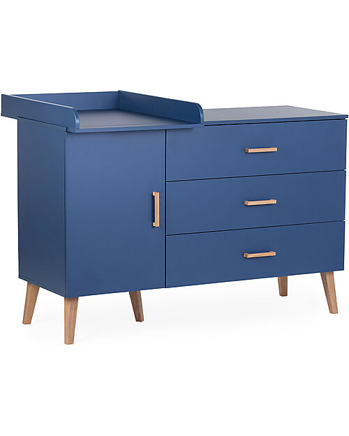 Blue best sale baby dresser