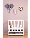 Childhome Co-sleeping Bedside Crib with Wheels, 90x50 cm, Beech Wood, White - Ideal next to the parents’ bed! Next To Me Cribs