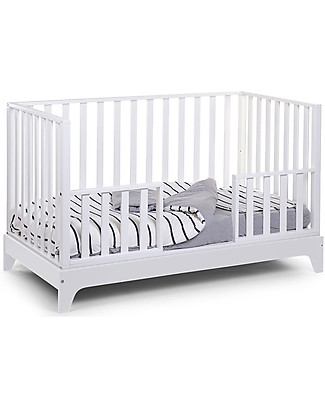 Childhome Cot Bed with White Frame - 70x140 cm - From Birth Cots & Cotbeds