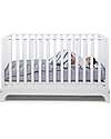 Childhome Cot Bed with White Frame - 70x140 cm - From Birth Cots and Cotbeds