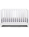 Childhome Cot Bed with White Frame - 70x140 cm - From Birth Cots and Cotbeds