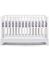 Childhome Cot Bed with White Frame - 70x140 cm - From Birth Cots and Cotbeds