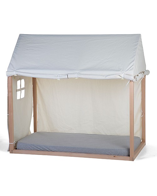 Childhome Cover for Childhome Tipi Bed Frame House - White - 140x70 cm Single Bed