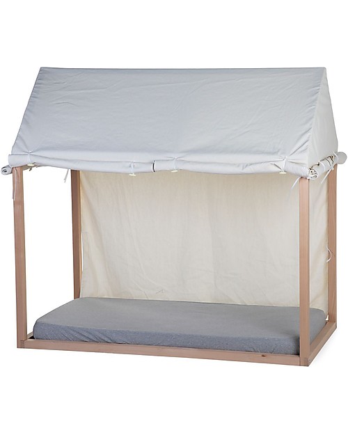 Childhome Cover for Childhome Tipi Bed Frame House - White - 140x70 cm Single Bed