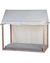 Childhome Cover for Childhome Tipi Bed Frame House - White - 140x70 cm Single Bed