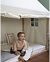 Childhome Cover for Childhome Tipi Bed Frame House - White - 140x70 cm Single Bed