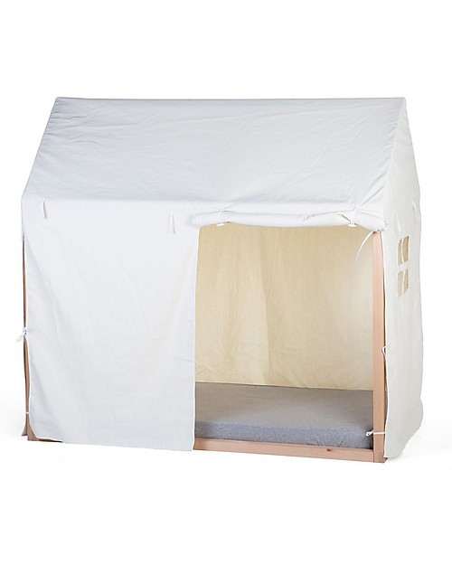Childhome Cover for Childhome Tipi Bed Frame House - White - 200 x 90 cm Single Bed