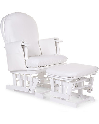 Childhome Cushion Cover For Gliding Chair - White Gliders & Reclining Chairs