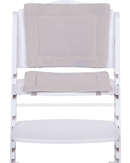 Childhome Cushions Tricot for Evolutive High Chair Lambda 2 and 3, Mouse Grey - 2-pieces set High Chairs