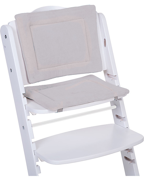 Childhome Cushions Tricot for Evolutive High Chair Lambda 2 and 3, Mouse Grey - 2-pieces set High Chairs