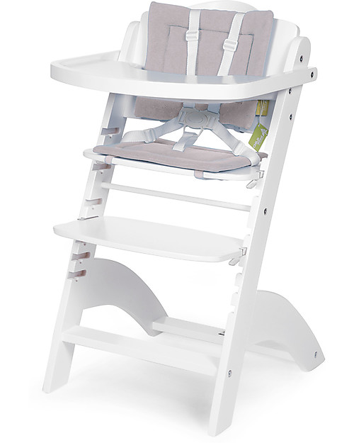 Childhome Cushions Tricot for Evolutive High Chair Lambda 2 and 3, Mouse Grey - 2-pieces set High Chairs