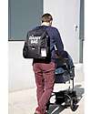 Childhome Daddy Bag Backpack - Diaper Bag - 36 x 20 x 48 cm - Black - Includes Foldable Changing Mat! Changing Backpack