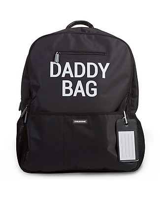 Childhome Daddy Bag Backpack - Diaper Bag - 36 x 20 x 48 cm - Black - Includes Foldable Changing Mat! Large Backpacks