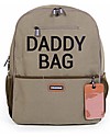Childhome Daddy Bag Backpack - Diaper Bag - 36 x 20 x 48 cm - Kaki - Includes Foldable Changing Mat! Changing Backpack