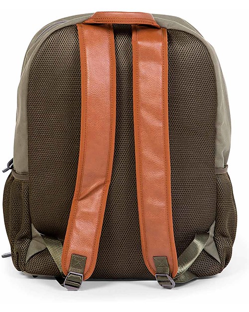 Childhome Daddy Bag Backpack - Diaper Bag - 36 x 20 x 48 cm - Kaki - Includes Foldable Changing Mat! Changing Backpack